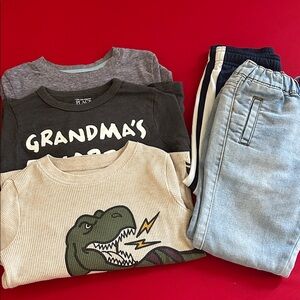 Shirt/pant bundle, 4t  ( bundle with any kid items for 15)